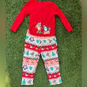 Cat & Jack 2T Christmas fleece pajama set
